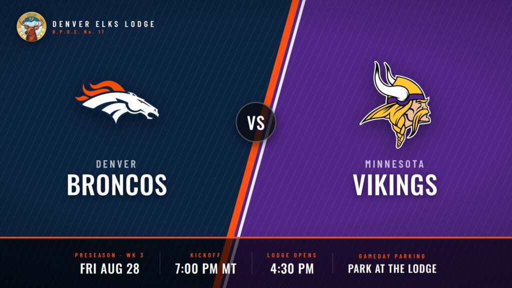 Broncos vs. Vikings